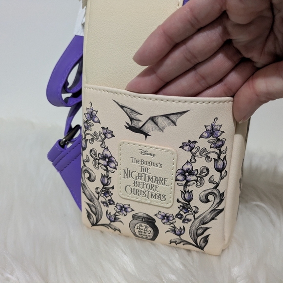 Loungefly Disney Nightmare Before Christmas Jack Sally Coffin Mini Backpack New! - Picture 9 of 13